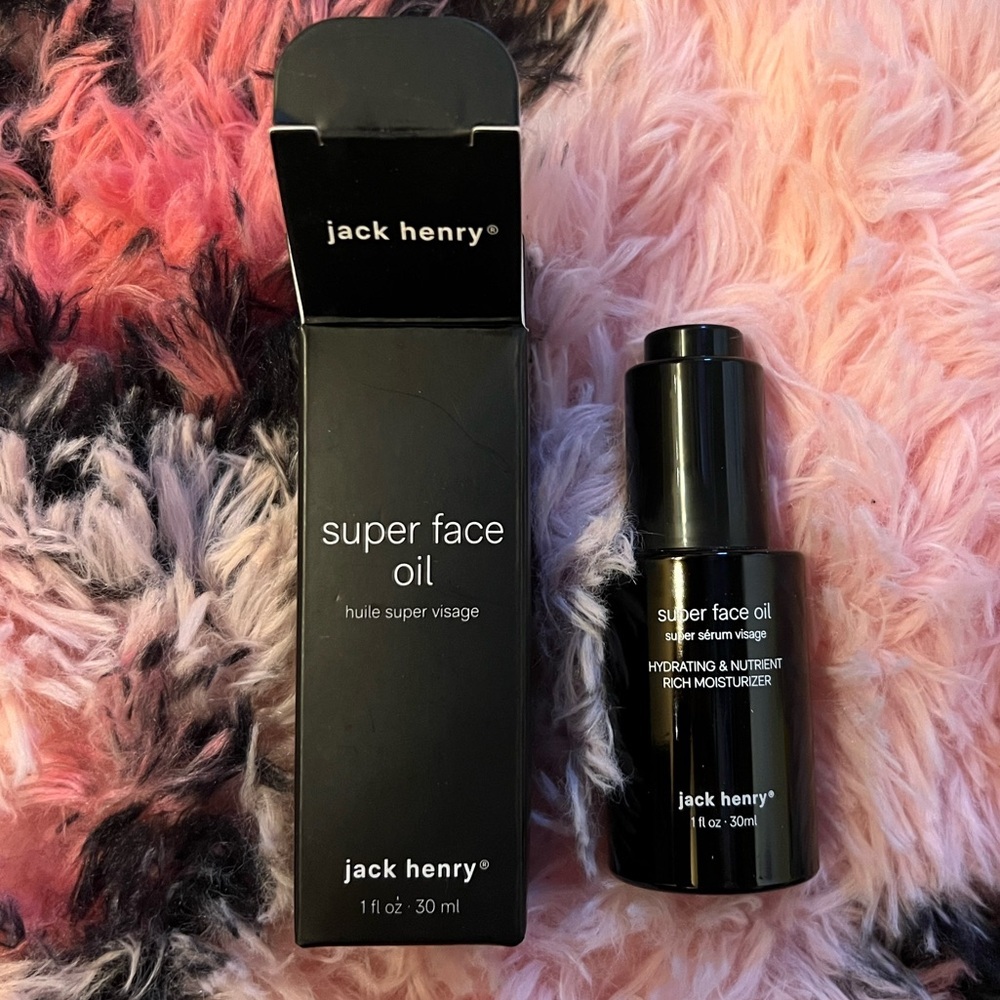 NEW IN BOX Jack Henry Super Face Oil
1 Fl oz